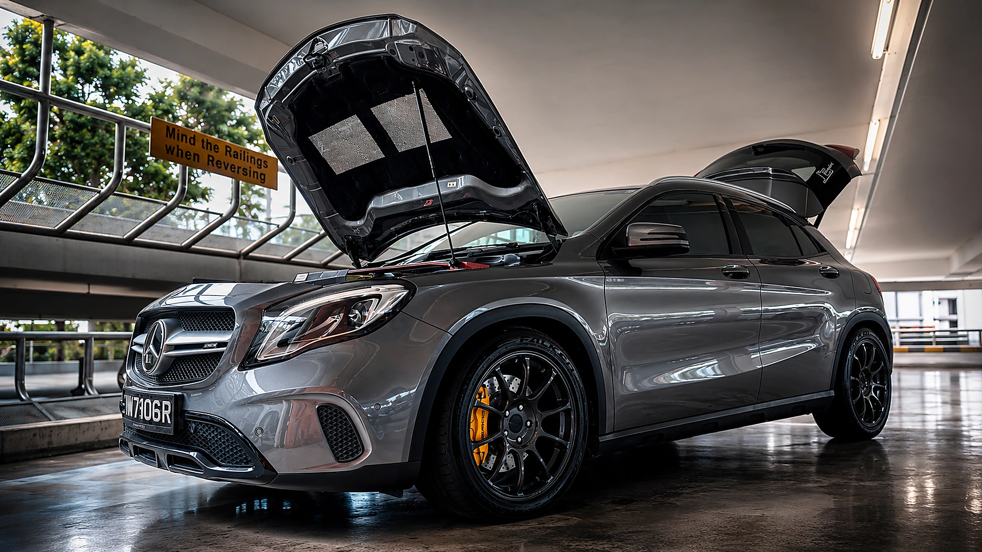 GLA chassis technical view